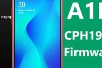 Ekstrak Firmware Oppo A1K