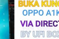 Buka Tool Flashing Oppo A1K