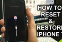 Cara Reset HP iPhone 7 dengan Mudah