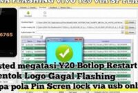 Cara Flash HP Vivo Y20 – Panduan Lengkap