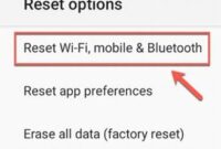 Ketuk Opsi 'Reset Telepon'