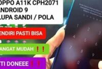 Cara Reset Hp Oppo A11K Dengan Menggunakan Tombol Kombinasi