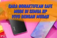 Cara Reset HP Vivo 1606