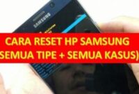 Reset Hp Samsung