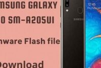 File Firmware Samsung A20