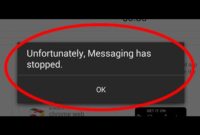 Cara Mudah Mengatasi Error Sayangnya Messenger Telah Berhenti