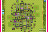 base th 8 clash of clans terbaik tipe hybrid