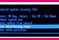 factory reset android boot loop