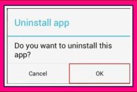 hapus aplikasi android