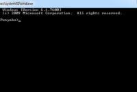 tampilan command prompt