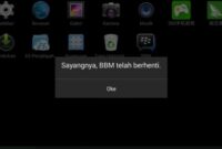 sayangnya bbm telah berhenti