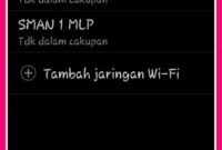 setting jaringan wifi