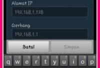 ubah setting ip wi-fi